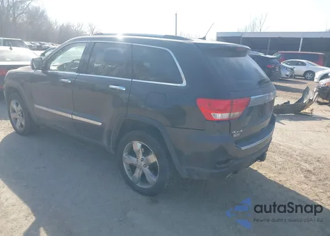 2012 Jeep Grand Cherokee Overland z USA, uszkodzony, nr VIN 1C4RJFCT2CC234737